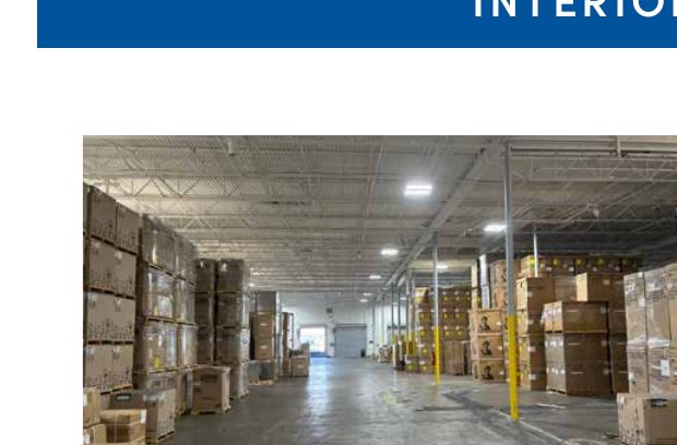 1205 Avenue H East — warehouse interior with LED lighting