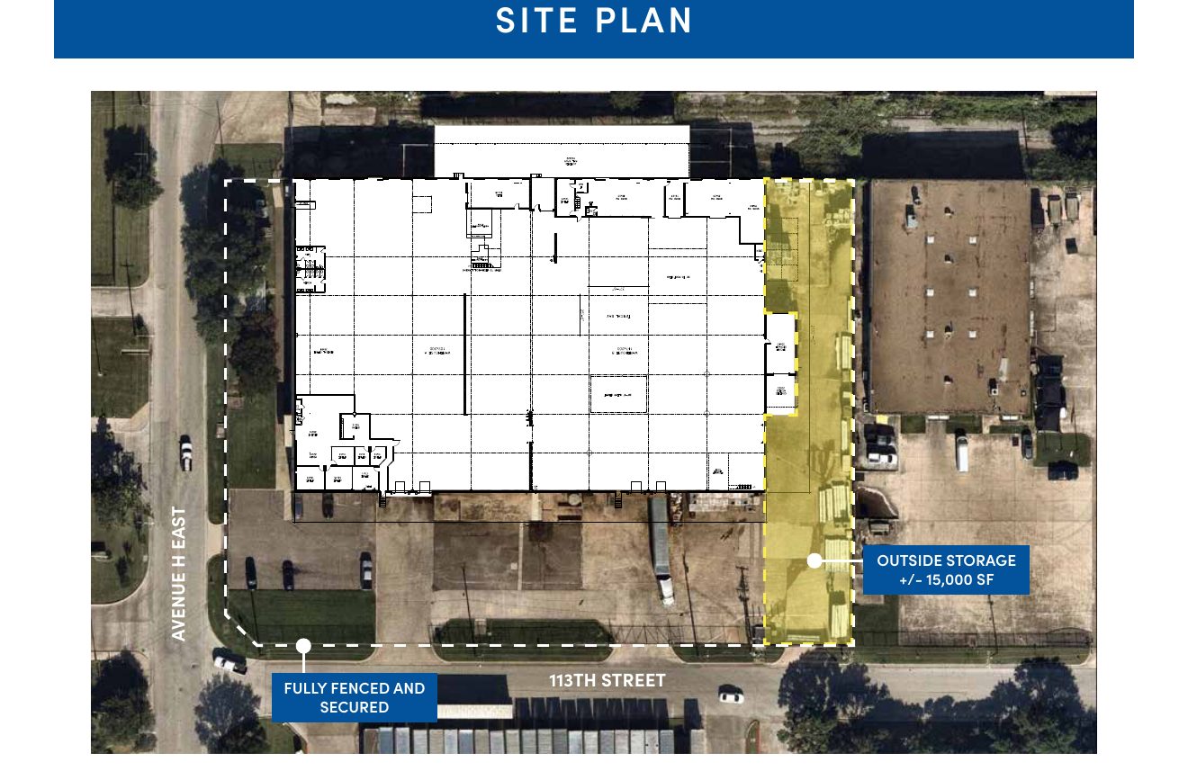 1205 Avenue H East site plan